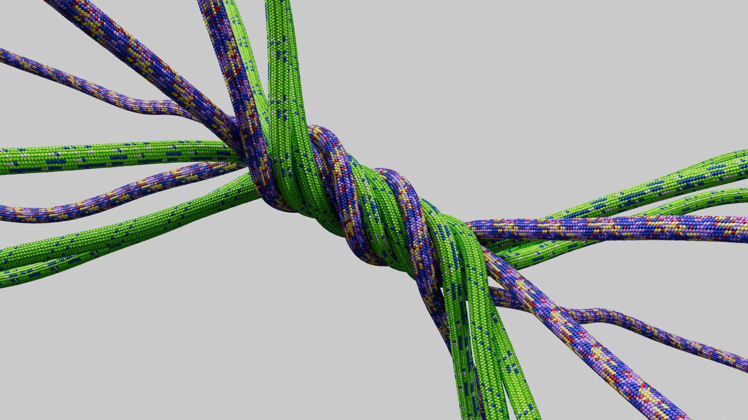 tangled ropes